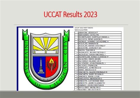 university of caloocan city entrance exam 2024|Entrance examination in University of Caloocan City (UCC) 2024.